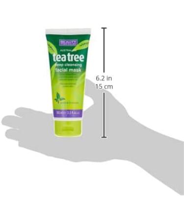 Beauty Formulas Australian Tea Tree Deep Cleansing Facial Mask - Buy Online on GoSupps.com