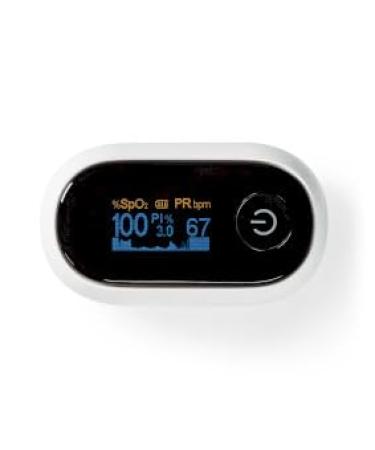 Nedis pulseximeter |Bluetooth |OLED display |Acoustic alarm/anti-movement disorders/high-precision sensor/perfusion index/pulse frequency/oxygen saturation (SPO2) |White