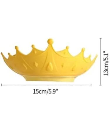 Adjustable Crown Kids Shower Cap for Hair Washing - Baby Bath Shampoo Shield with Visor for Eye and Ear Protection - Buy Online on GoSupps.com