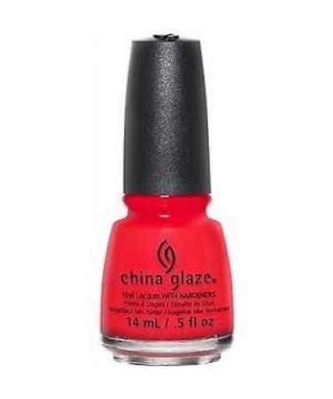 China Glaze Nail Polish  The Heat Is On 1393 The Heat Is On 1393 0.5 Fl Oz (Pack of 1)