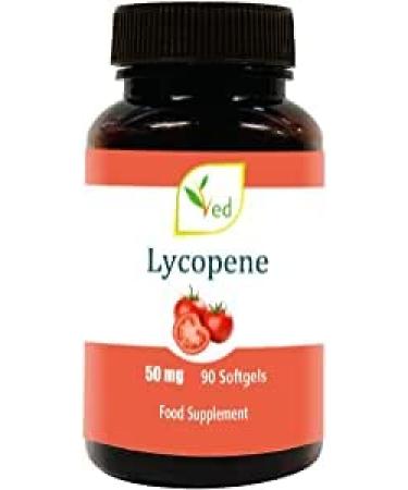 Ved Lycopene Supplement | 50mg x 90 Softgels - 50 mg Lycopene per Softgel ( from natural tomato extract)