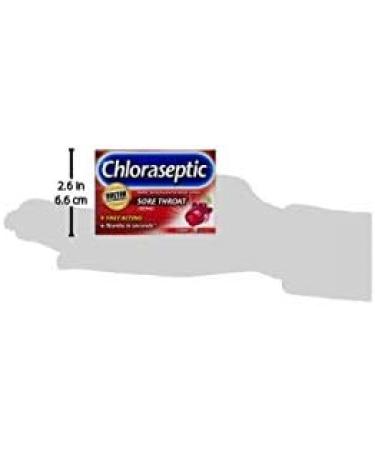Chloraseptic Sore Throat Lozenges Cherry - 6 Pack (18 Count) - Buy Online on GoSupps.com