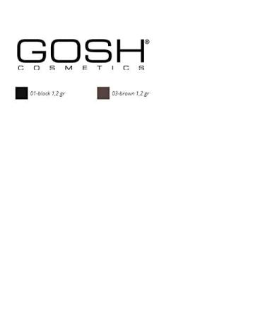 Intense Eye Liner Pen 01 Black - Gosh | Long-Lasting Smudge-Proof & Easy Application | Buy Internationally - Buy Online on GoSupps.com