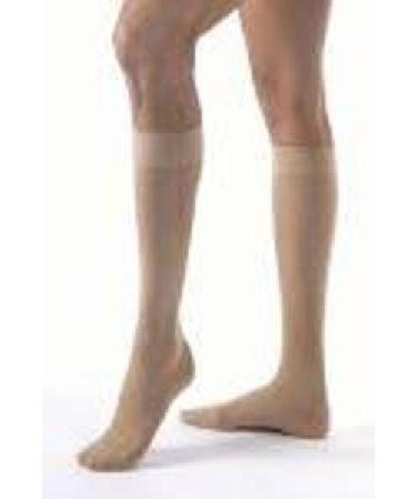 BSN Medical 119423 Jobst Compression Stocking Knee High Closed Toe 15-20 mmHg Large Classic Black Classic Black Large