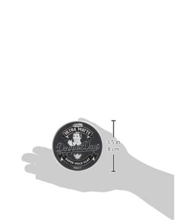 Dapper Dan Ultra Matte Hair Clay 100ml - Long Lasting Hold, Matte Finish, Vanilla & Raspberry Scent - Buy Online on GoSupps.com