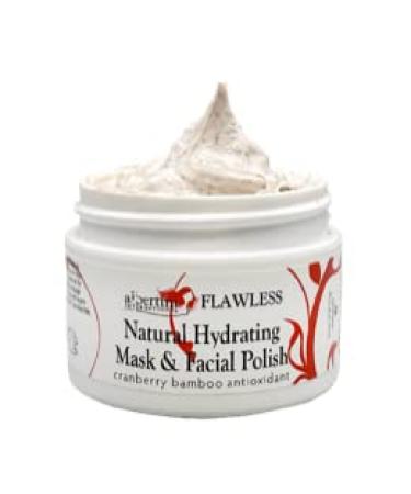 Albertini Flawless Natural Hydrating Mask and Face Polish 2 oz. with Cranberry Bamboo Antioxidant
