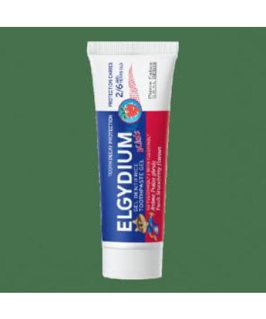 Elgydium Kids Toothpaste Gel Decays Protection 3/6 Years 50ml - Fresh Strawberry