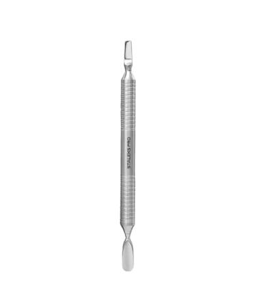 STALEKS PRO Expert Rounded Wide Pusher and Straight Wide Blade Two-Sided Manicure Pusher - Model PE-100/5