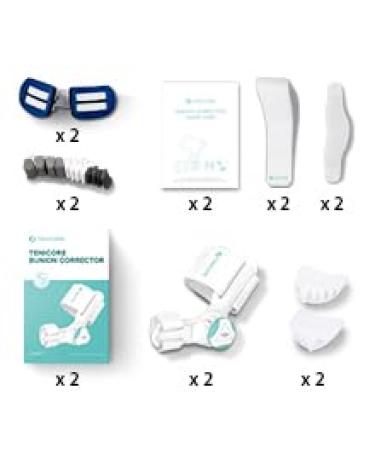 Bunion Corrector for Women Men - Adjustable Splint for Bunion Relief with Toe Separators - Orthopedic Toe Straightener Set - 2 Pairs Silicone Straighteners - 3 Pairs Spacer Included - Buy Online on GoSupps.com