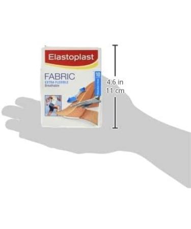 Elastoplast Fabric Dressing Length Plasters 10S - Flexible and Secure Adhesive Bandages - Buy Online on GoSupps.com