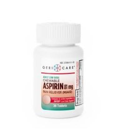 Aspirin (81mg) - 36 Chewable Tablets