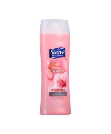 Suave Essentials Wild Cherry Blossom Body Wash 15oz - Pack of 2 | Hydrating Shower Gel - Buy Online on GoSupps.com