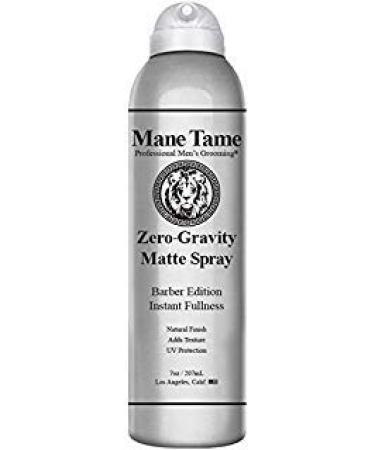MANE TAME Zero-Gravity Matte Texture Spray 7oz - Adds Instant Fullness  Volume  Texture and UV Protection. Hair Thickener  Best used as a Styling Spray with a Matte Finish