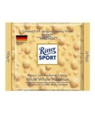 Ritter Sport White Chocolate Hazelnut 100g