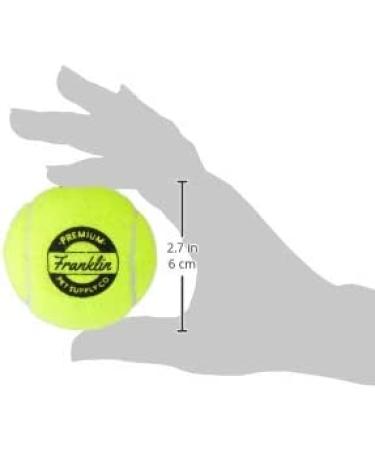 Franklin Pet Supply Ready Set Fetch Squeak Tennis Balls - 3 Pack Dog Toy for Small, Medium, Large Dogs - Buy Online on GoSupps.com