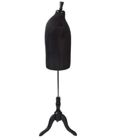 Male Black Jersey Shirt Dressmaker Form - High-Quality Tailoring Mannequin - Buy Online on GoSupps.com