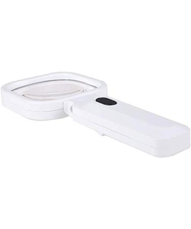 Magnifying Glasses Vision aids Magnifying Glass with Light Handheld Child Old Man Reading Newspaper Magnifier Stationery Office Supplies 1PCS Better Life