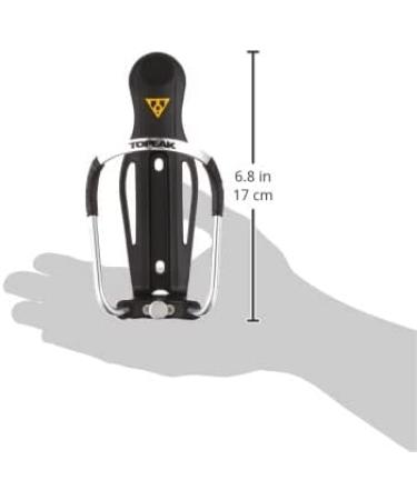 Topeak Silver Water Bottle Cage - Lightweight and Durable | [Company Name] - Buy Online on GoSupps.com