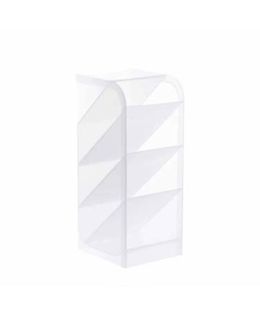 Multifunctional Pen Organizer Office and School Accessory 4-Grid Desktop Pen Organizer Makeup Storage (Color : Clear Size : 20CM) (Clear 20CM)