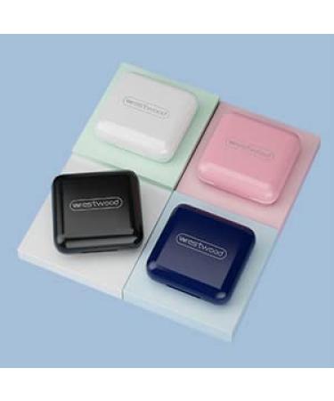 Orthodontic Retainer Case Kit - Slim Aligner Case with Chewie Tool and Cleaning Brush - Cute Milky White Dental Storage Box for Braces - Buy Online on GoSupps.com