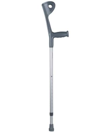 PSMPENG LRVTREC Forearm Crutches Adjustable European Elbow Crutches Cane Telescopic Adjustable Gray Lightweight Arm Crutch