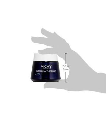 Vichy Aqualia Thermal Spa Night Cream & Overnight Mask with Hyaluronic Acid - 2.54 Fl. Oz - Buy Online on GoSupps.com