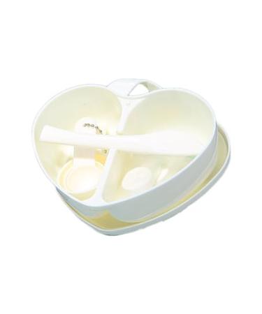 Heart Shaped Facial Mask Mixing Bowl Set with Spatula & Measuring Spoon | DIY Skin Care Tool Kit for Women | Perfect for Home & Beauty Salon Use | Random Color - Buy Online on GoSupps.com