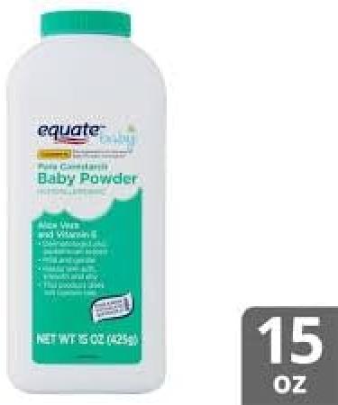 Pure Cornstarch Baby Powder with Aloe & Vitamin E - 15 oz (2 Pack) | International Shipping Available - Buy Online on GoSupps.com
