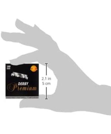 DERBY Barber Razor Cutting Premium Single Edge Blade - 100 Count - Buy Online on GoSupps.com