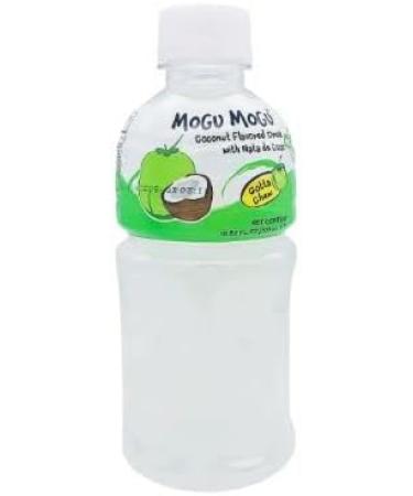 Mogu Mogu Coconut Flavoured Drink with NATA de Coco (Gotta Chew) | On the Go Drink | Jelly Texture | Refreshing Taste | No Added Preservatives and Colours | 320ml x 6 Bottles - Buy Online on GoSupps.com