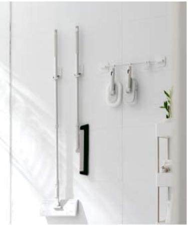 3PACK Broom Mop Holder Set - Self Adhesive No Drilling, Super Anti-Slip Hanger for Home, Kitchen, Garden, Garage Storage - Buy Online on GoSupps.com