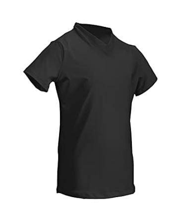 Boys Pasha V-Neck Dance T-Shirt ME810C Large Black