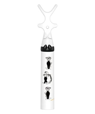 Signature-Adult Floss Holder-(White/Black)-Patented Design Awards Winning Product Easy Comfort & Effective Works Perfectly with Reach Waxed Nylon Floss