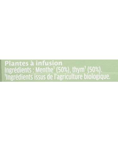 Elephant Infusion Menthe Thym 20 Sachets Pyramides - Lot de 4 Menthe Thym Lot - Buy Online on GoSupps.com