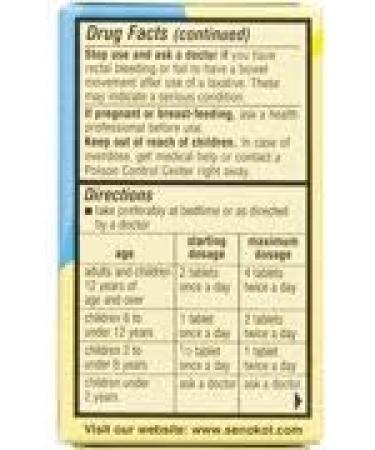 Senokot-S Dual Action 30 Tablets - Natural Vegetable Laxative & Stool Softener for Overnight Relief - Buy Online on GoSupps.com