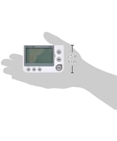 Buy TFA Dostmann Digital Timer & Stopwatch 38.2024 - Memory Magnet Stand 3 Volumes - Compact White Design for International Shipping - Buy Online on GoSupps.com
