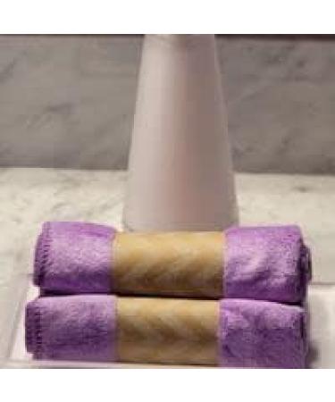 Ultra Dense Luxurious Makeup Removal Cloth | Exfoliating Face Cloth 12x12 | Groovy Lavender - Basic Essentials - Buy Online on GoSupps.com