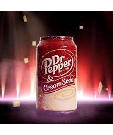 Dr Pepper & Cream Soda Cans - Flavored Soda Pop Fridge Pack Sparkling beverage -Carbonated Soft Drink with Caffeine- 12 FL Oz (Pack of 12) - Buy Online on GoSupps.com