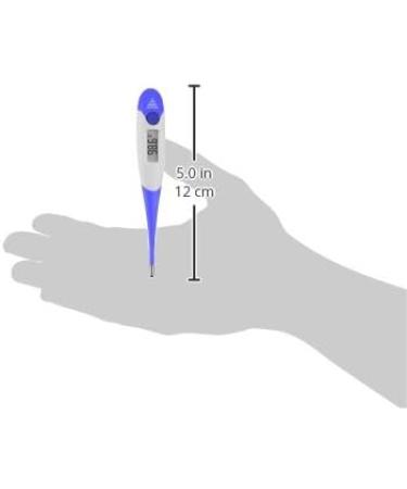 Veridian Healthcare Digital Thermometer - 9-Second Readout, Flexible Tip, Fahrenheit & Celsius - Buy Online on GoSupps.com