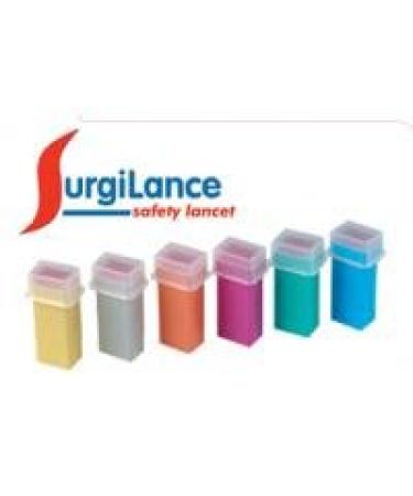SurgiLance Needle Safety Lancet  1mm  Yellow  100/Bx