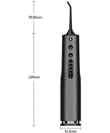 GeRRiT Cordless Water Flosser - IPX7 Waterproof Dental Oral Irrigator with 4 Modes & Detachable Tank | White & Black Colors for Home & Travel - Buy Online on GoSupps.com