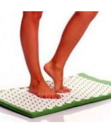 Acupressure Mat 68x42 cm - Green Massage & Nail Mat for Pain Relief & Relaxation | Best Acupuncture Mat for Body & Mind - Buy Online on GoSupps.com