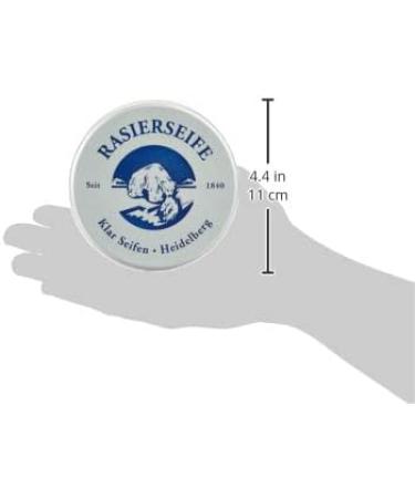 Klar Seifen Sandalwood Shaving Soap 110g - Woody-Warm Scent Ideal for Normal Skin Refillable | International Shipping Available - Buy Online on GoSupps.com