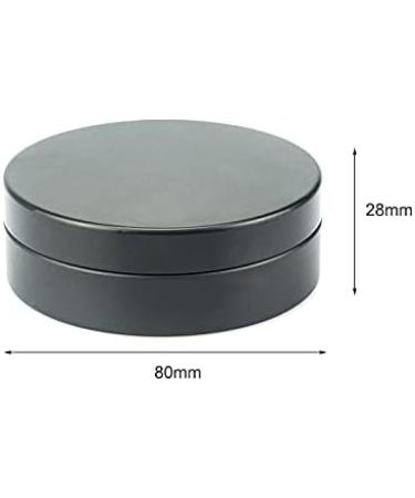 Zeoabsy 12-Pack 100ml Black Aluminum Tin Cans - Perfect for DIY Ointments Candles Cosmetics & Shaving Soap - Durable Stylish Storage Solutions - Buy Online on GoSupps.com