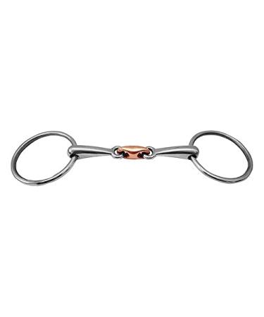 BOLDANI Loose Ring Snaffle O Ring English Happy Mouth Bit for Horses silver (5") - Buy Online on GoSupps.com