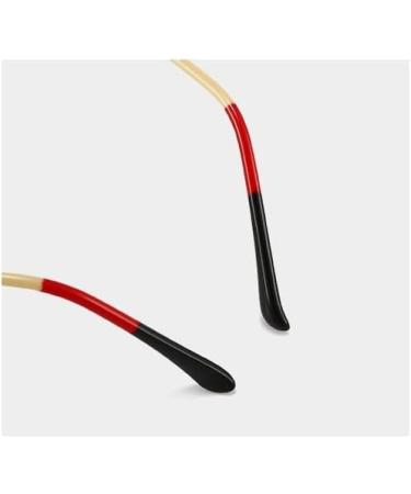 Ltsrll Oversized Metal Reading Glasses - Stylish Square Blue Light Blocking Readers Anti-Glare Filter Golden +150 Size - Buy Online on GoSupps.com