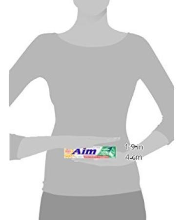 AIM Whitening Gel Toothpaste - 6 Oz Mint | Brighten Your Smile & Freshen Breath - Shop Internationally - Buy Online on GoSupps.com