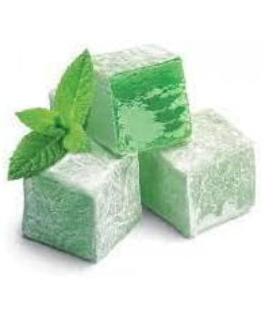Bodrum Mint Turkish Delight | Nane Aromali Lokum | Classic Taste | Delicious Sweet and Minty Taste | Mint Flavour | Desserts | Ready to Eat Sweet | Turkey Origin | 200g (Pack of 2) - Buy Online on GoSupps.com