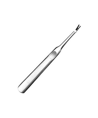 LASSUM 1 Pcs Nail Art Manicure Tool Stainless Steel Cuticle Trimmer Remover Pusher Dead Skin Callus Removal Fork