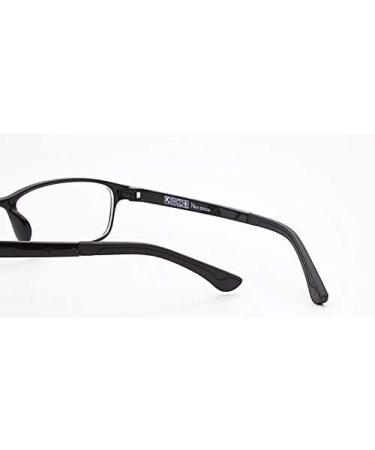 Rongchy TR90 Myopia Glasses for Men & Women | Stylish Short-Sighted Glasses -4.50 Black | Prescription Range -0.50 to -6.00 - Buy Online on GoSupps.com